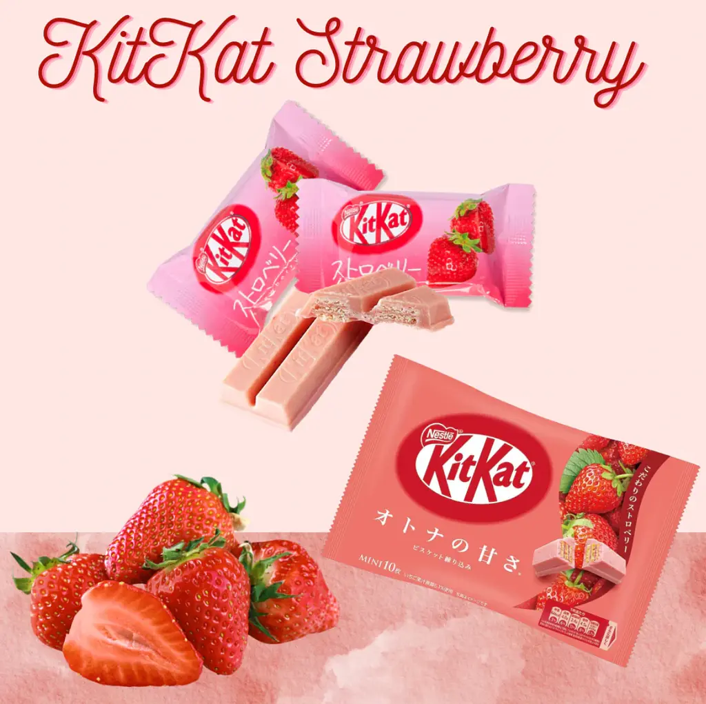 Шоколадні міні-батончики KitKat Yokubari Double Chocolates Strawberry Original 10шт х 11.3г - фото 3