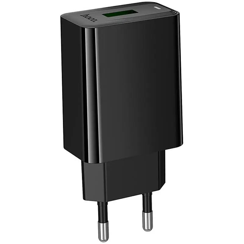СЗУ Hoco CS92A Leader 18W+QC3.0 (1USB-A) Black - фото 5