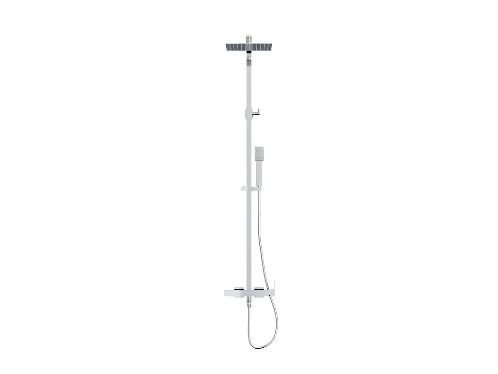 Душевая система Corsan Ango хром с изливом CMN02MCHW, Хром - фото 4