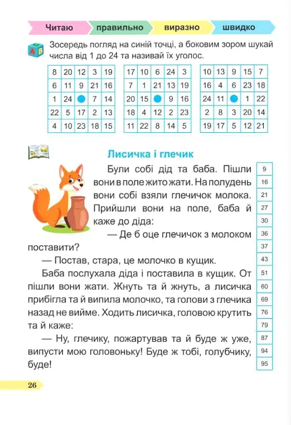 Швидкочитайлик. 1 клас. Посібник з розвитку навичок швидкочитання - Алла Савчук - фото 6