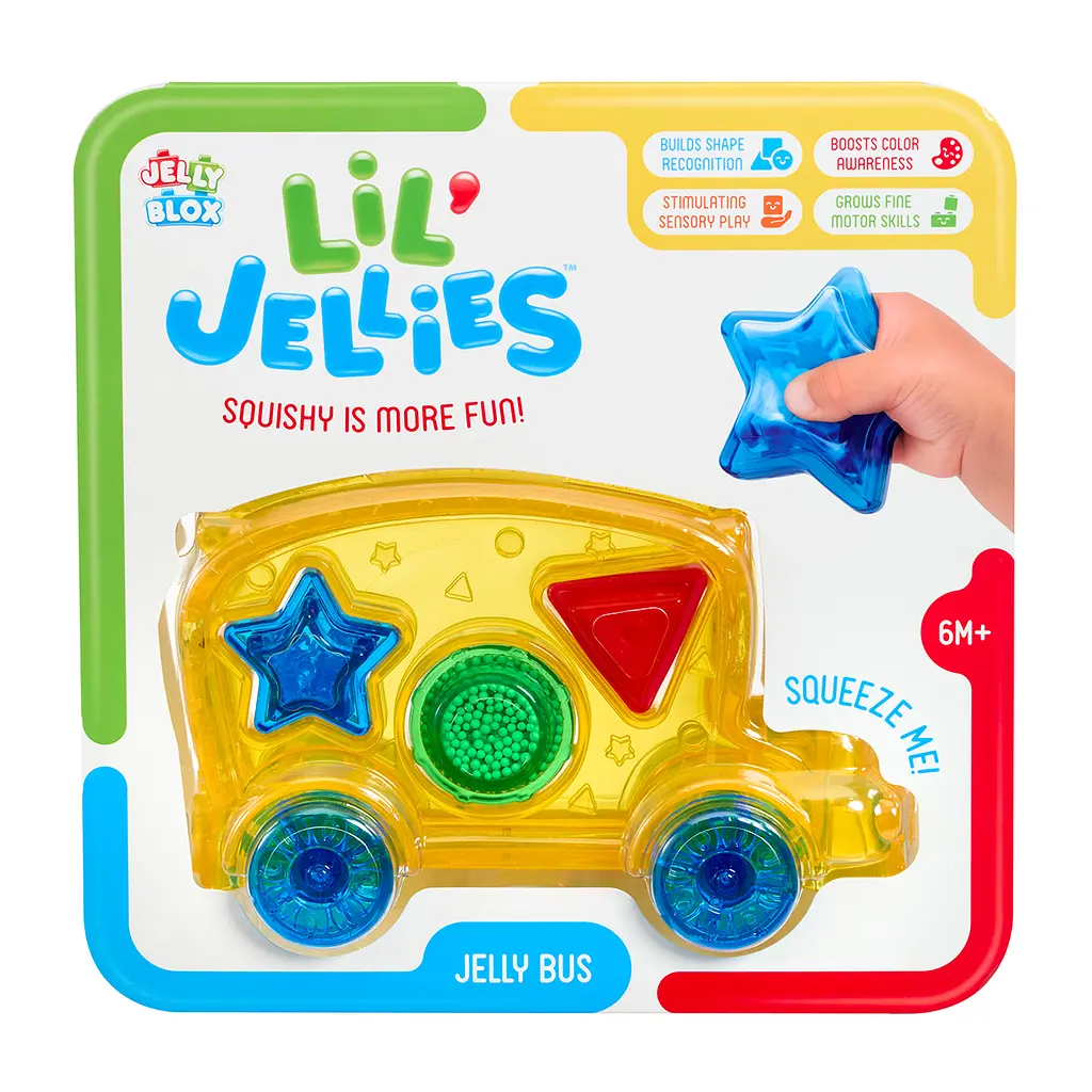 Сенсорний конструктор Jelly Blox серії Lil Jellies Автобус (937839)