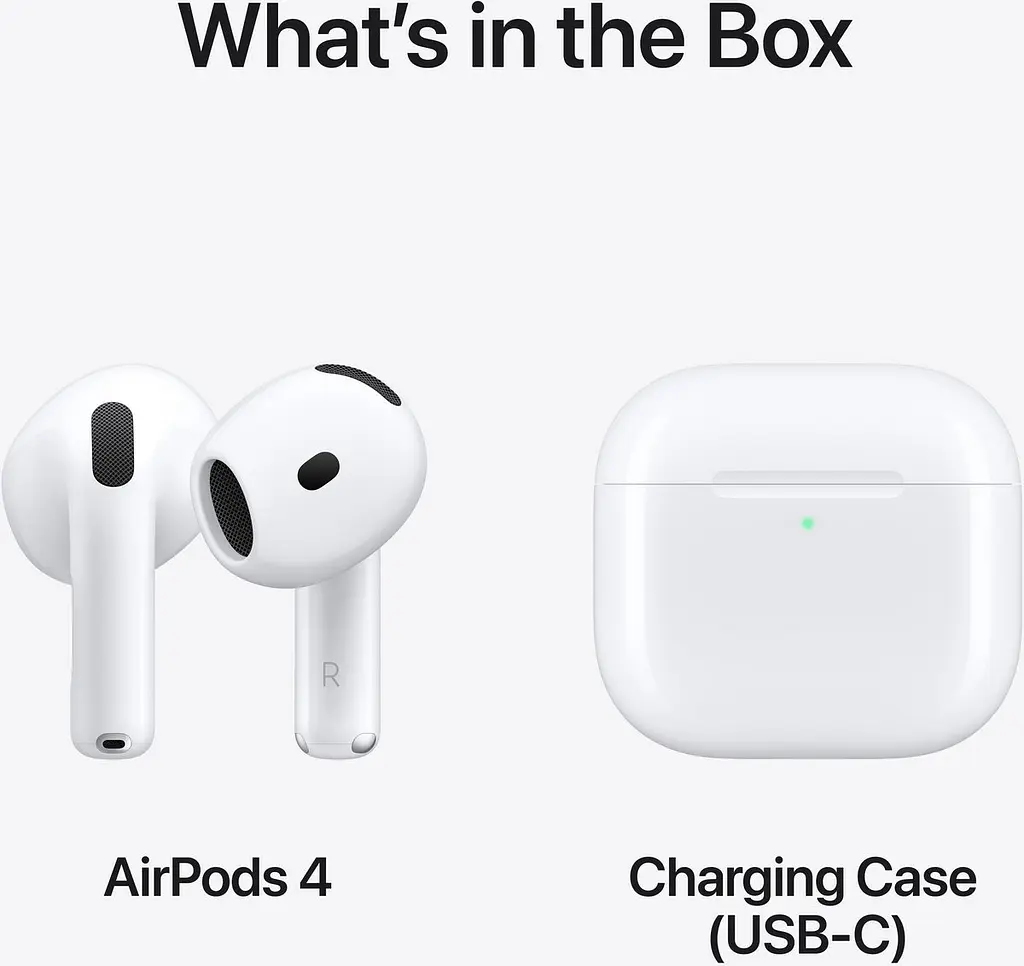 Bluetooth-гарнiтура Apple AirPods 4 (MXP63ZE/A) - фото 3
