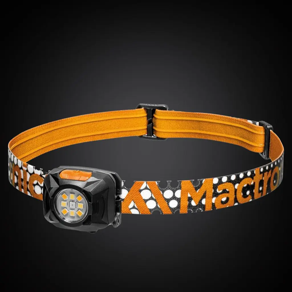 Ліхтар налобний Mactronic Rebel 400 Lm LED теплий/холодний/червоний Type-C оранжевий - фото 5
