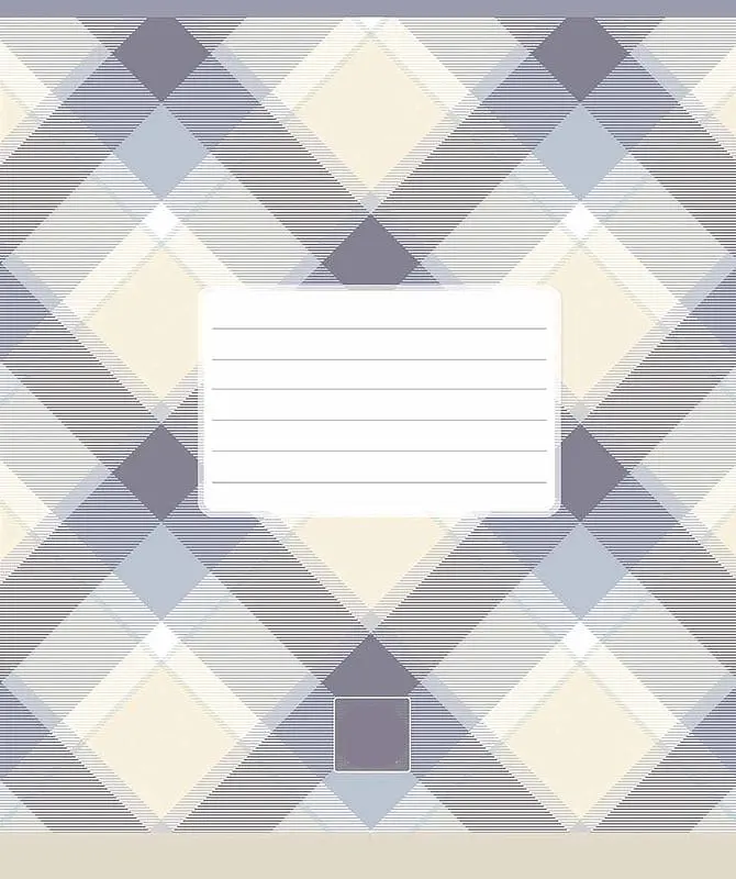 Зошит загальний Школярик Plaid pattern у лінію 18 аркушів 25 шт. (018-3345L) - фото 4