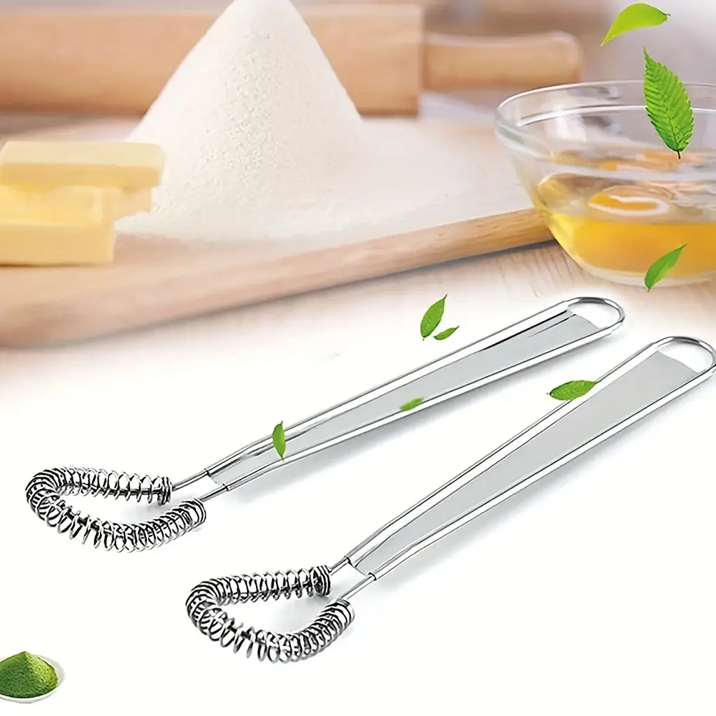 Міні-вінчик пружинний з нержавіючої сталі 20.5 см, Kitchen Master Сріблястий 87348 - фото 4