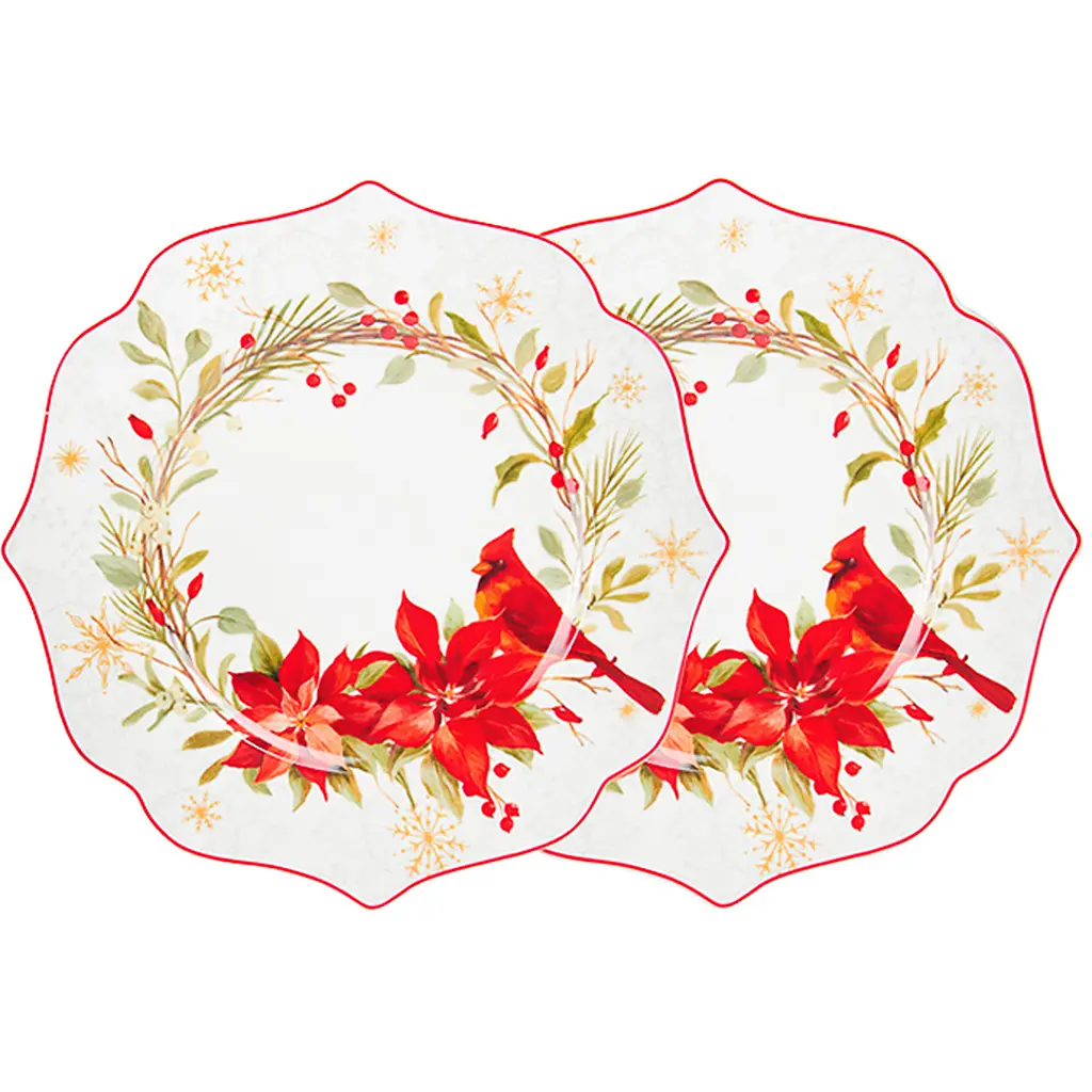 Набір тарілок Lefard Royal Cristmas порцеляна 19 см 2 шт. (922-160)