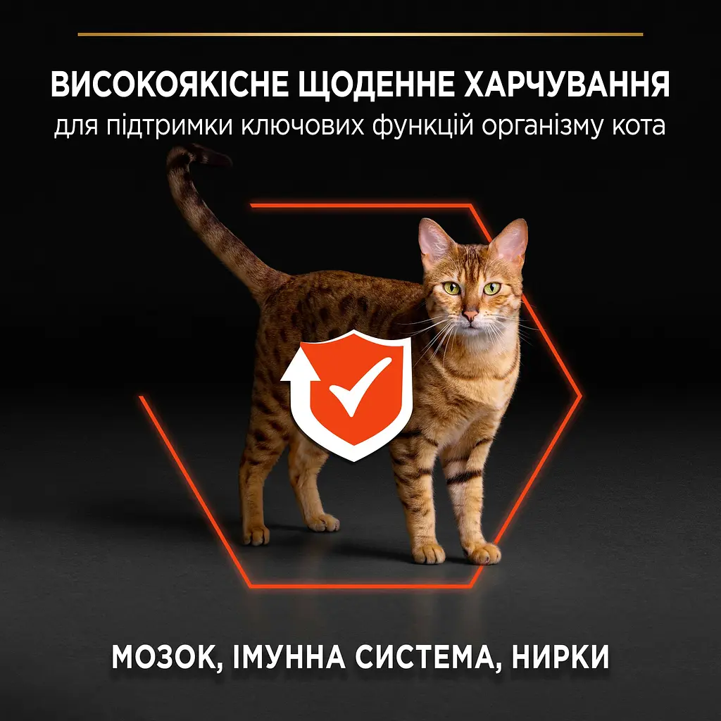 Сухой корм для взрослых кошек Purina Pro Plan Adult 1+ Vital Functions, с лососем, 400 г (12372505) - фото 4