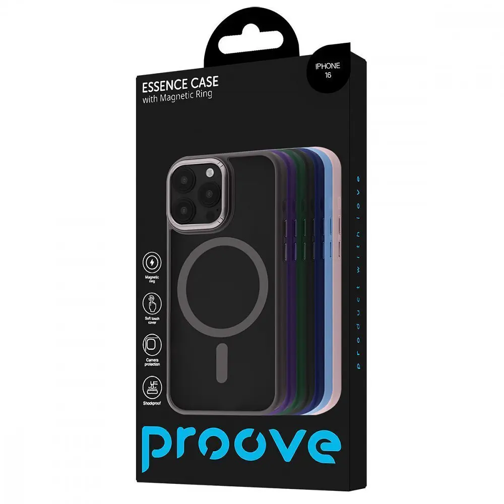 Чохол Proove Essence Case with Magnetic Ring iPhone 16e/17e в асортименті - фото 2