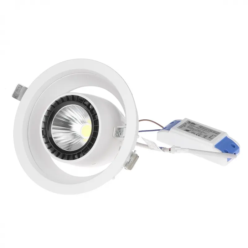 Потолочный светильник Brille LED-56/24W CW WH COB врезной (32-250) - фото 3