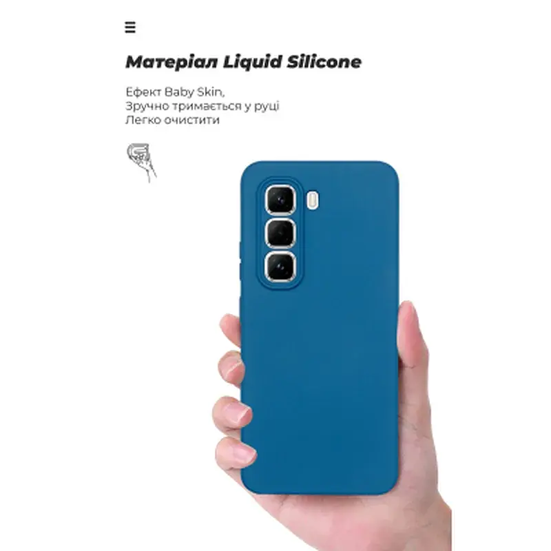 Чохол до мобільного телефона Armorstandart ICON Infinix Hot 50 Pro 4G Camera cover Blue (ARM80973) - фото 7
