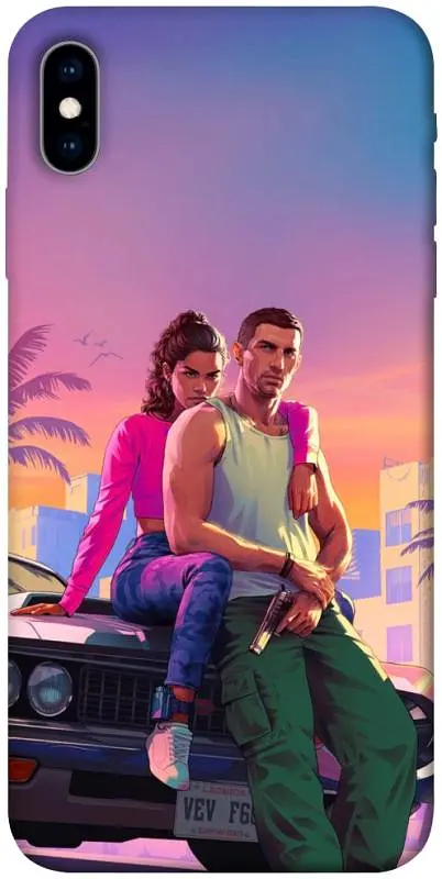 TPU чохол Demsky GTA VI Heroes для Apple iPhone X (5.8")