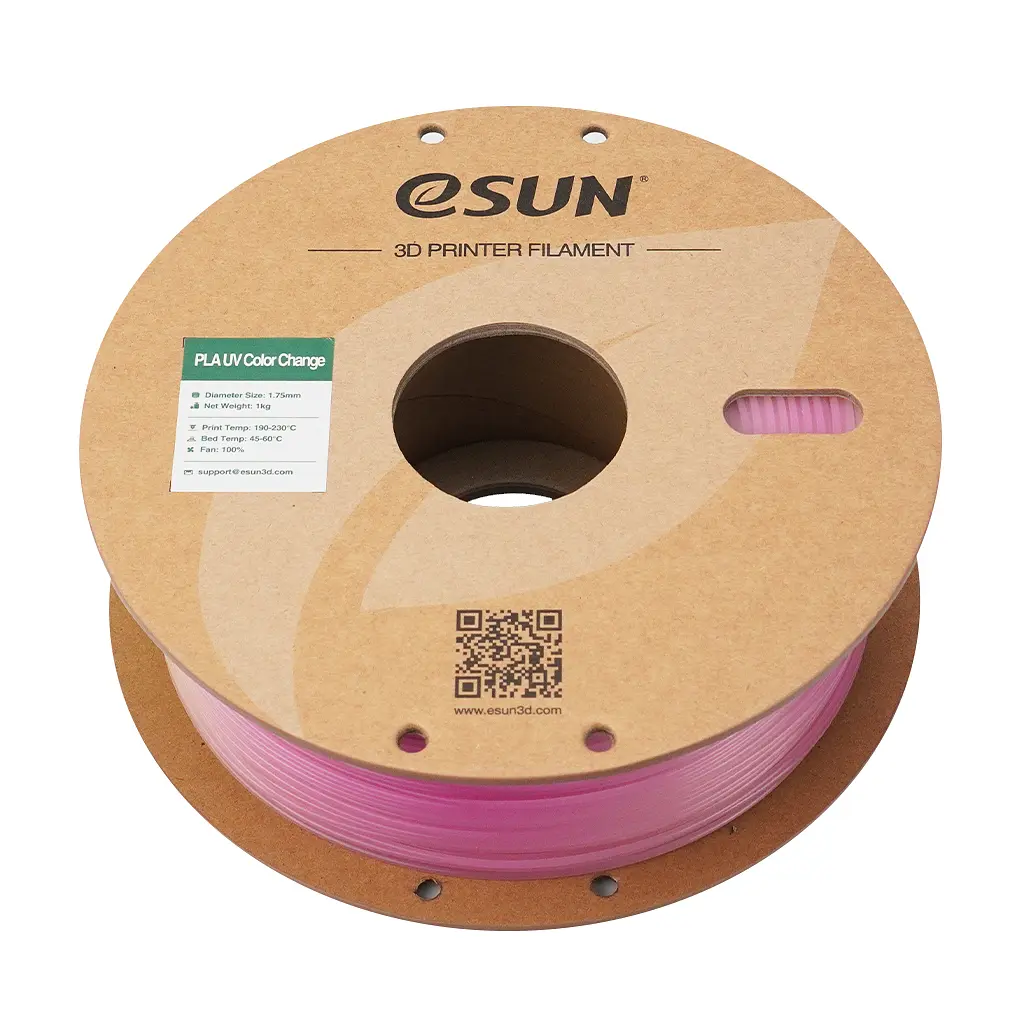 Пластик для 3D-принтера eSUN PLA UV 1,75mm 1kg Fuchsia (PLA-UV CC175UV-F1P1) - фото 3