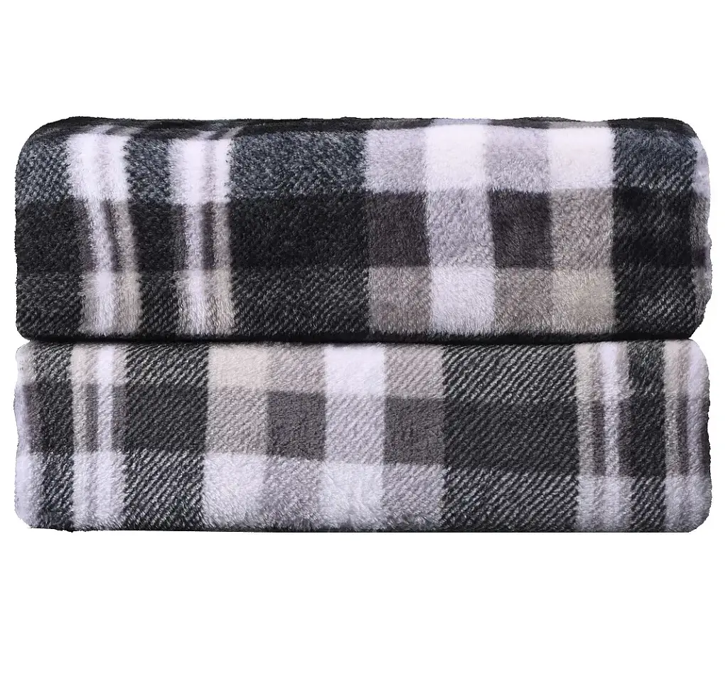 Плед Ardesto Flannel 200х160 см клітинка сірий (ART0101PB) - фото 2