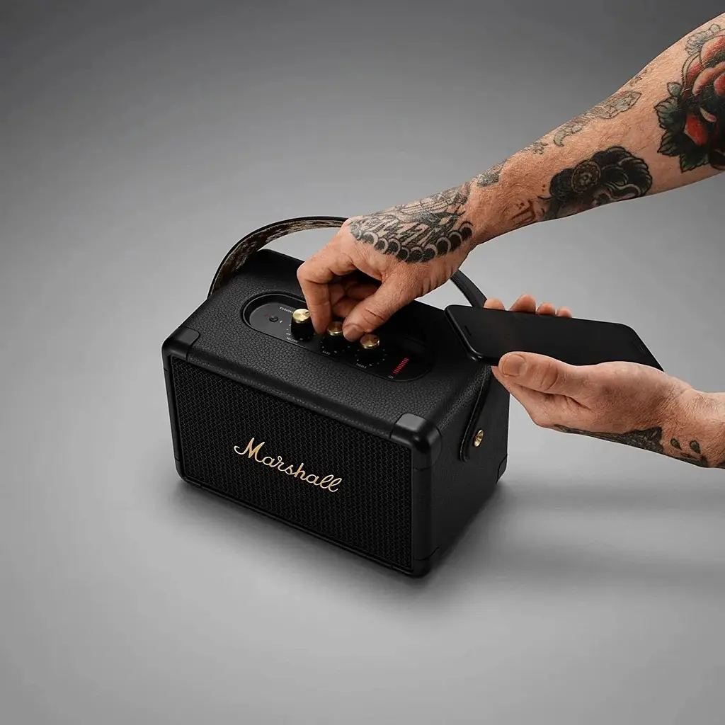 Портативна акустика bluetooth-колонка Marshall Kilburn II Black and brass 1005923 (Asian Version) - фото 8