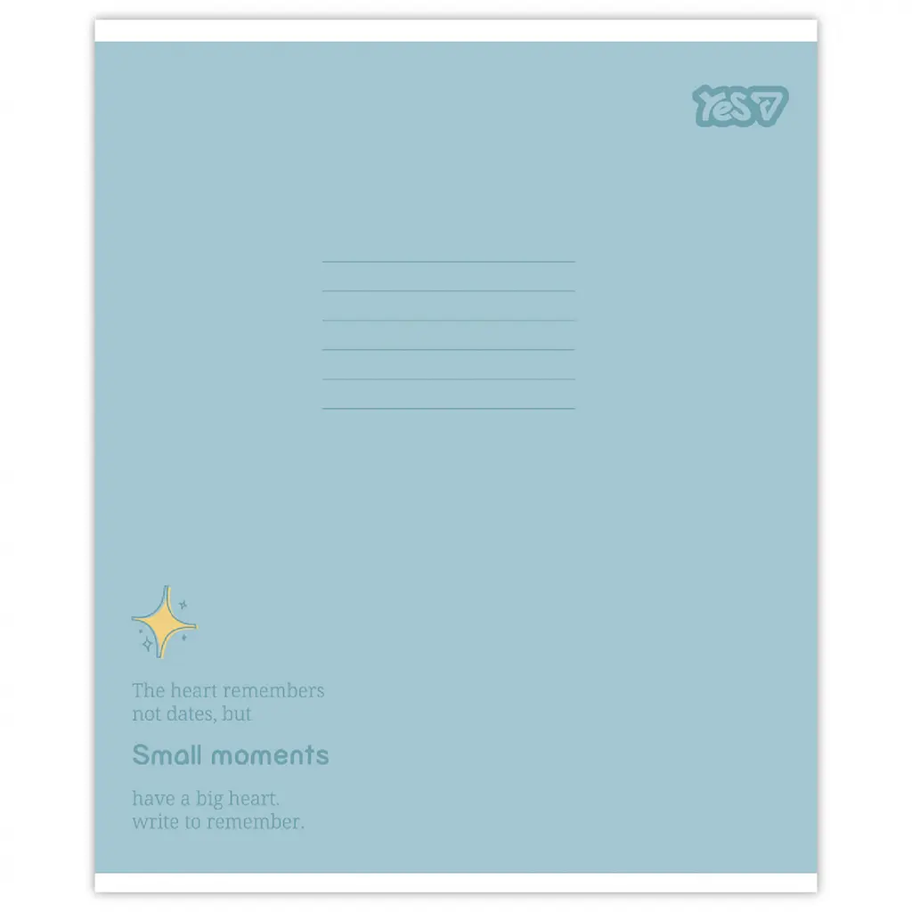Набір зошитів Yes Small moments 12 аркушів у лінію 25 шт. (768686) - фото 3
