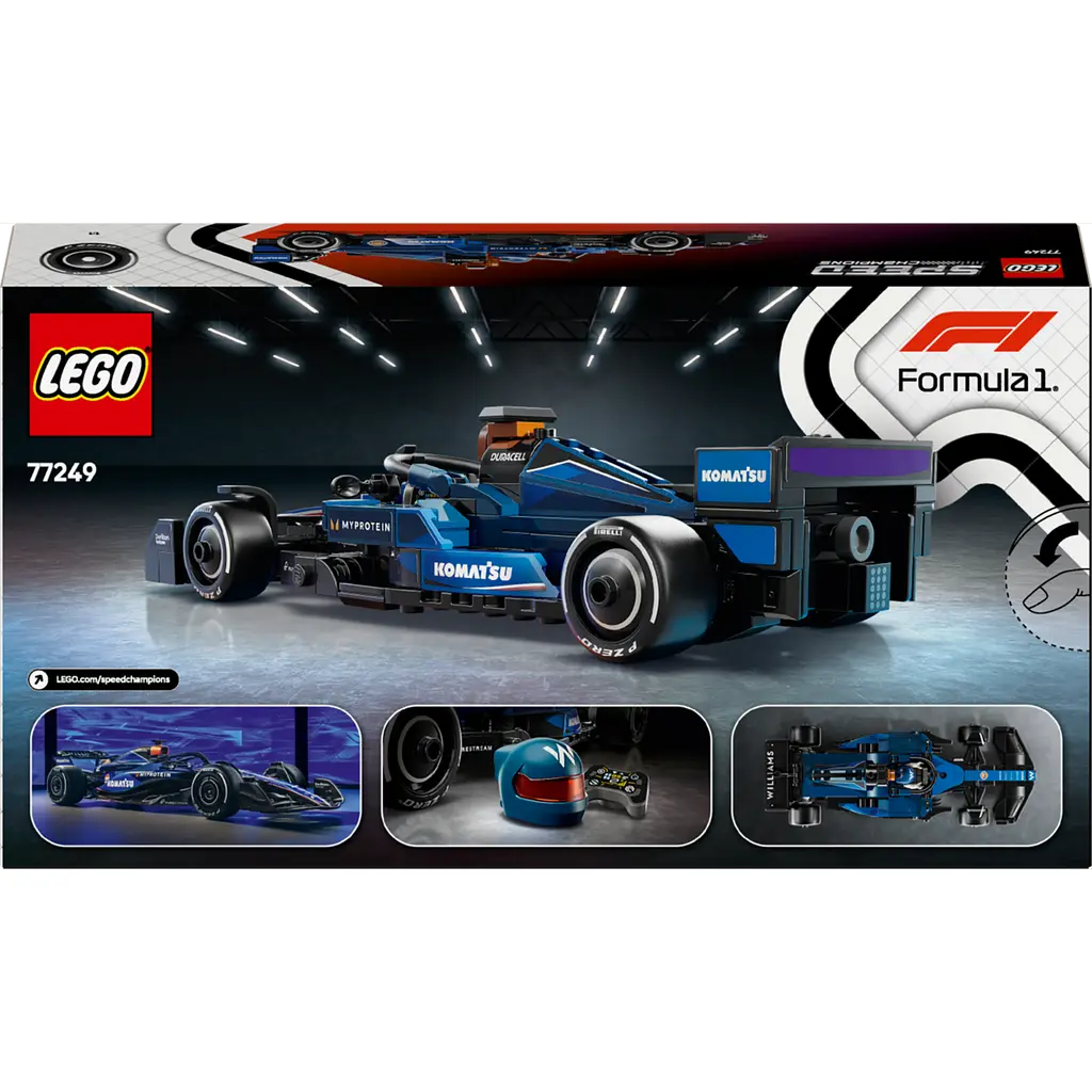 Конструктор LEGO Speed ​​Champions Автомобиль для гонки F1 Williams Racing FW46, 263 детали (77249) - фото 11
