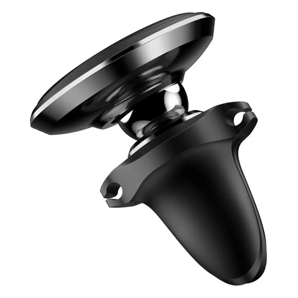 Магнітний автотримач для телефону Baseus Magnetic Air Vent Car Mount SUGX-A01 Чорний (5485400701) - фото 3