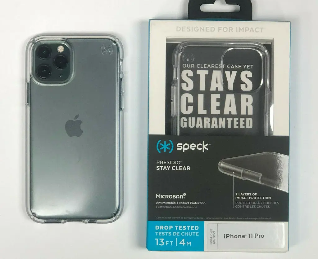 Чохол прозорий протиударний з антимікробним покриттям Speck Presidio Clear 129890-5085 для iPhone 11 Pro (5.8") - фото 10