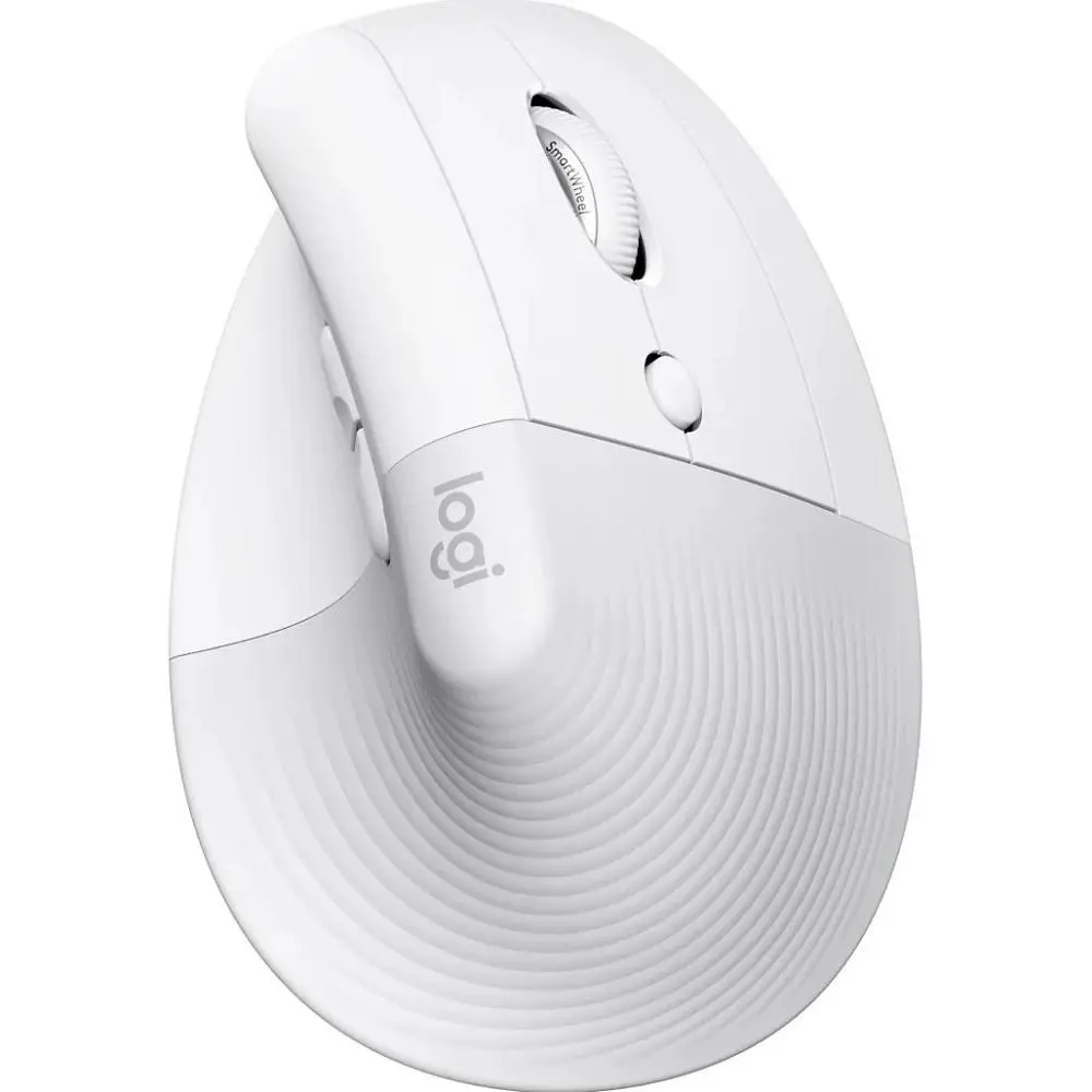 Миша бездротова Logitech Lift for Mac Vertical Ergonomic White (910-006477) - фото 5