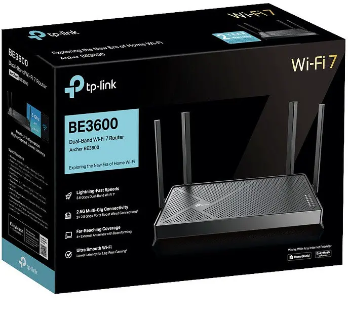 Беспроводной маршрутизатор (роутер) TP-Link Archer be3600 (BE230) - фото 4