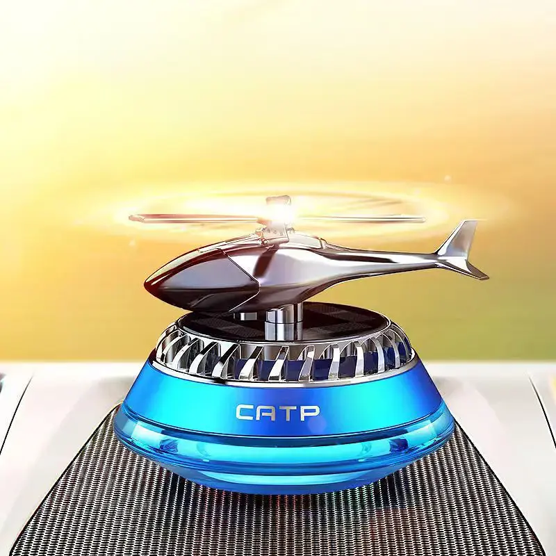 Дифузор ефірних олій Вертоліт J2 ароматизатор для автомобіля (Синій) - фото 3