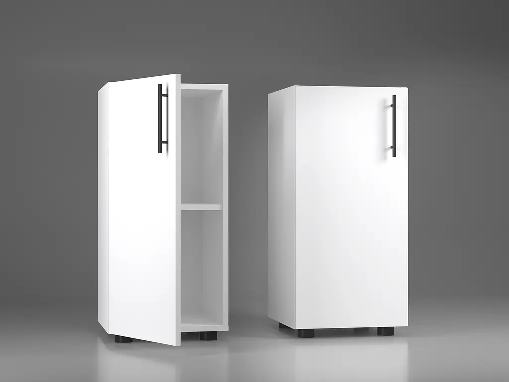 Пенал закрытый низкий ОП-711 Orange-Line 350х347х750 Белый - фото 2