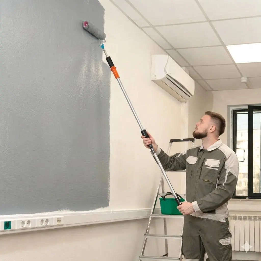 Ручка телескопічна 8х250 мм, 0,45 м - 0,9 м, алюмінієва Polax професійна (07-013) - фото 8
