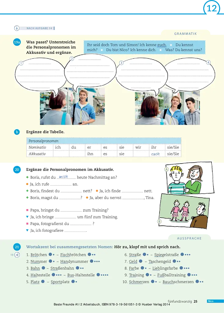 Beste Freunde. Arbeitsbuch mit Audios online A1.2 - фото 7