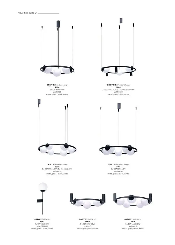 Люстра пристельова ORBIT 5009 Zuma Line - фото 2