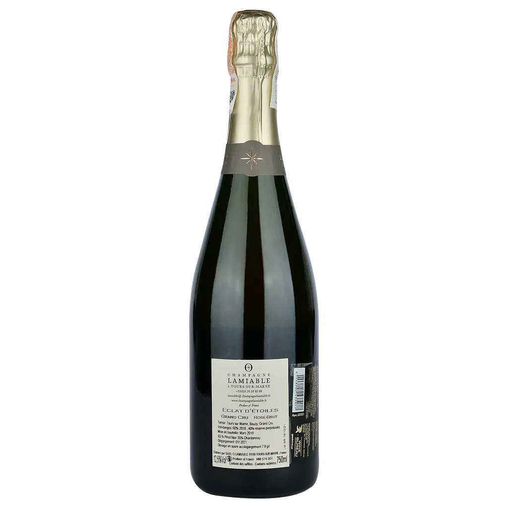Шампанське Lamiable Eclat d`Etoiles Brut Rose, рожеве, брют, 0,75 л (53707) - фото 2