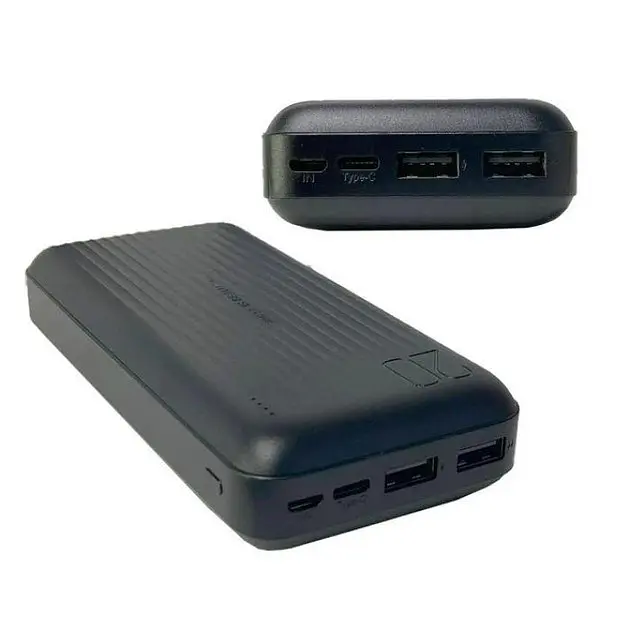 Портативний акумулятор XO PB302 20000 mAh чорний - фото 2