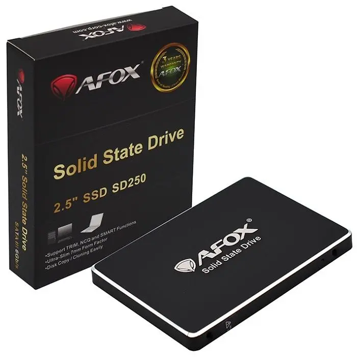 SSD 1Tb AFox SATA III 2.5" 3D TLC, Retail (SD250-1000GN) - фото 3