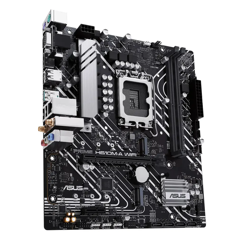 Материнская плата PRIME H610M-A WIFI s1700 H610 2xDDR5 M.2 HDMI D-Sub DP Wi-Fi BT mATX Asus teh0018979 - фото 5