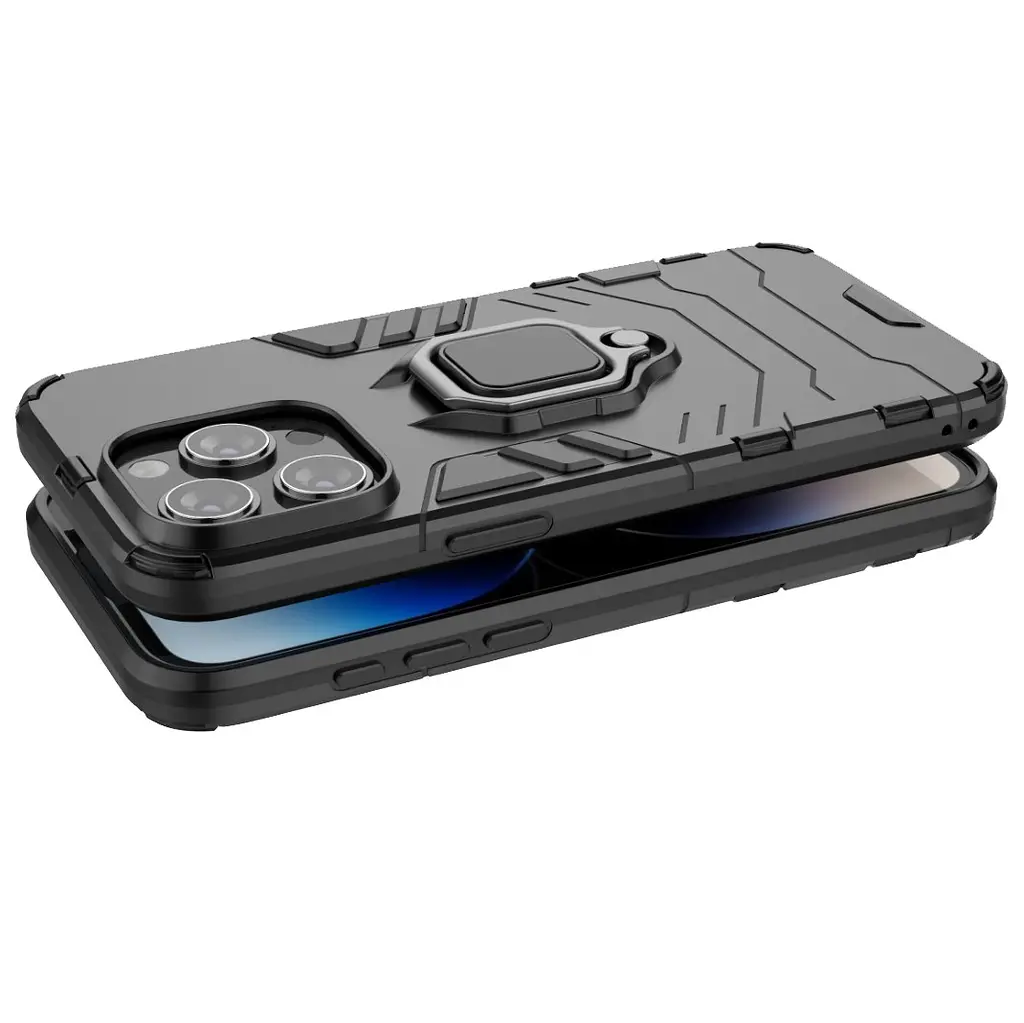 Чехол бампер Primolux Ring Armor для Apple iPhone 14 Pro Max Black - фото 5