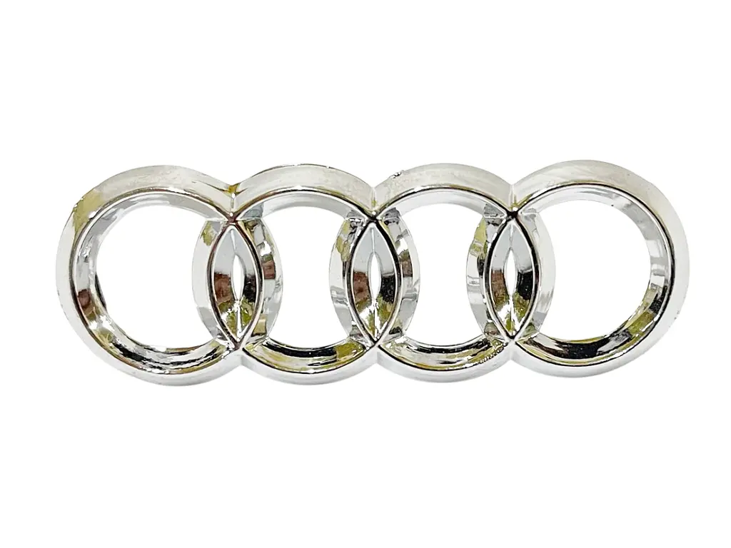 Емблема Audi для ковпачків у литі диски Хром 55х20мм - фото 2