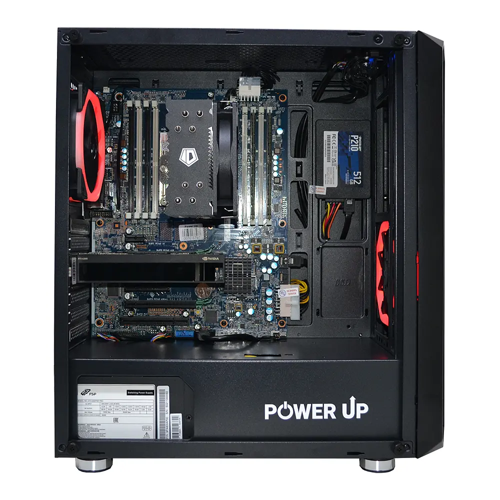 Рабочая станция Power Up #265 Xeon E5 2699 v3/64 GB/SSD 512 Gb/NVIDIA Quadro RTX A2000 6GB - фото 2
