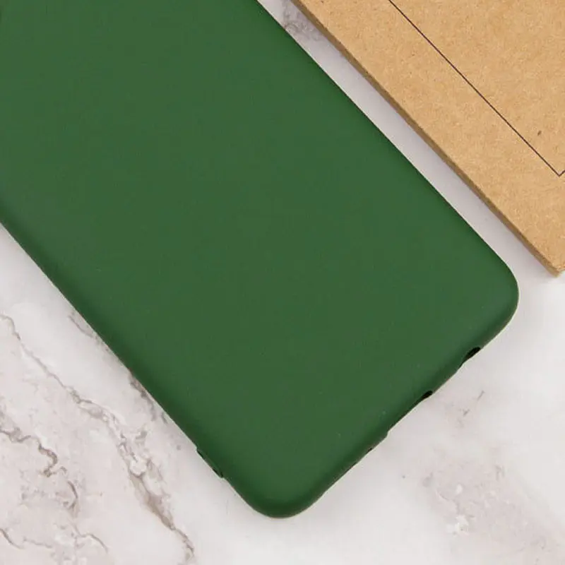 Чохол Silicone Cover Lakshmi Full Camera A для Xiaomi 12T / 12T Pro Зелений / Dark Green, Full camera - фото 4