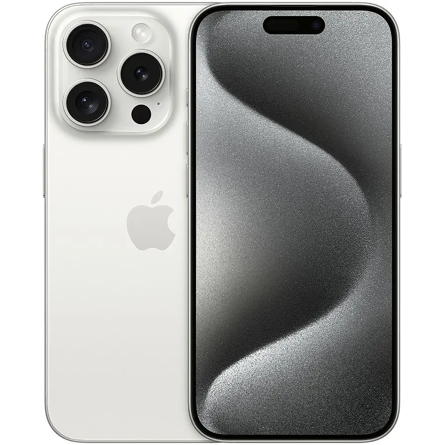 Apple iPhone 15 Pro 256 GB White Titanium (Grade A) Seller Refurbished - фото 2
