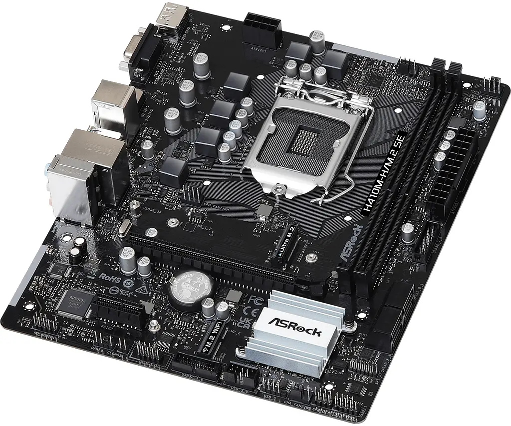 Материнская плата ASRock H410M-H/M.2 SE Socket 1200 - фото 3