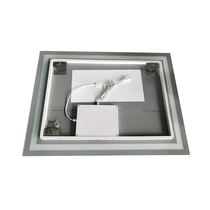 Дзеркало Zerix Kubix MR03-80x60-Reverse з LED Touch, Anti-fog, димером, регулятором яскравості ZX6053 - фото 5