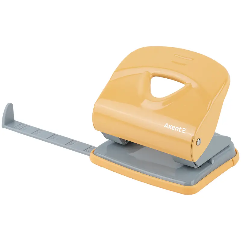 Діркопробивач Axent Exakt-2 Earth colors металевий 30 аркушів жовтий (3930-26-A) - фото 2