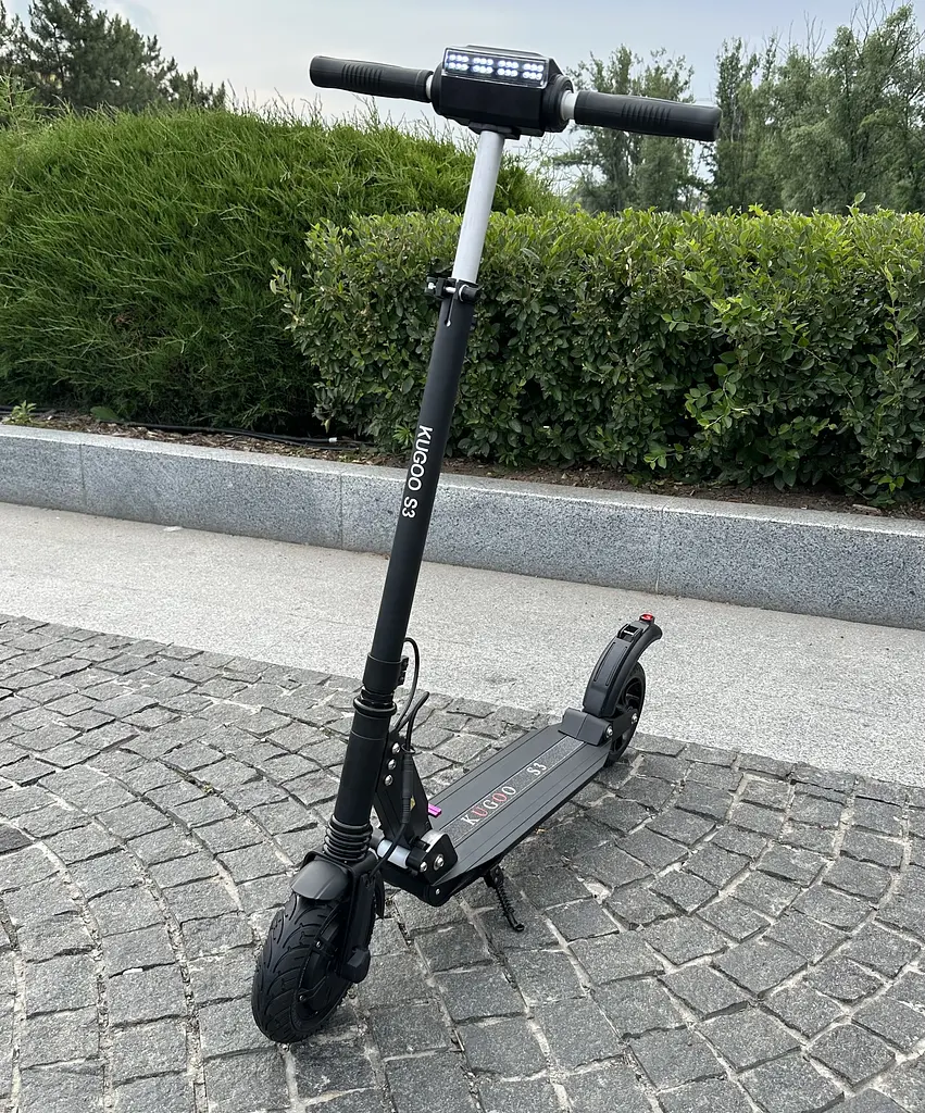 Электросамокат KUGOO S3 Jilong 8.8Ah 450W черный + сумка-чехол - фото 12
