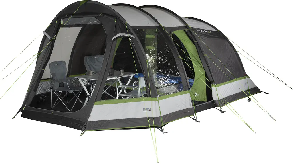 Намет п'ятимісний High Peak Bozen 5.0 Light Grey/Dark Grey/Green (11836) - фото 3