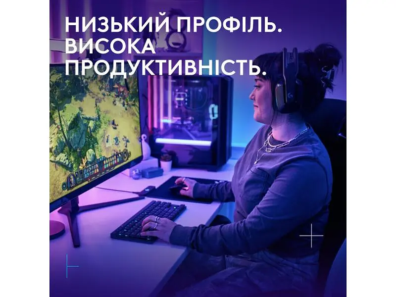 Клавіатура Logitech G515 LIGHTSPEED TKL Wireless Gaming Keyboard Black (920-014075) - фото 2