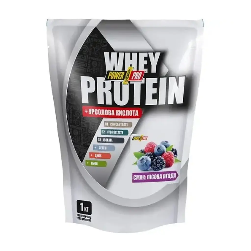 Протеїн, Whey Protein — 1000 г Forest Fruit