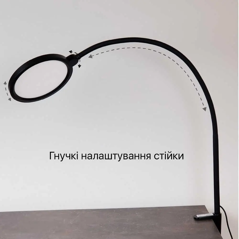 Світильник настільний LED FLEX 10W 3000-6500К білий Violux ( 541001 ) - фото 6
