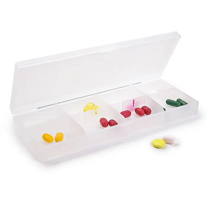 Органайзер МВМ My Home PC-08, 8 відділень 16.8х6.5х2 см прозорий (PC-08 T) - фото 2