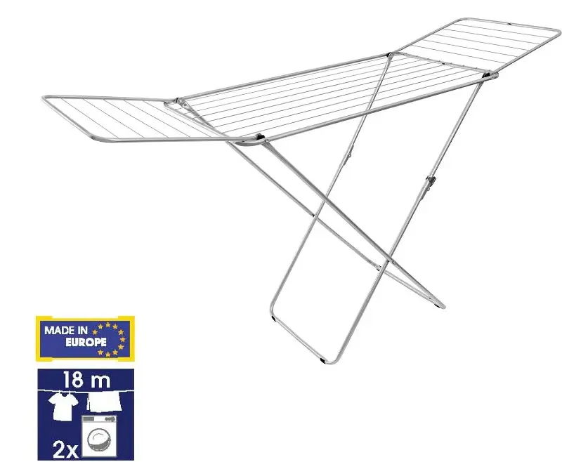 Сушарка для білизни підлогова Casa Si Kolibri 18m Silver (CS42191C06) - фото 2