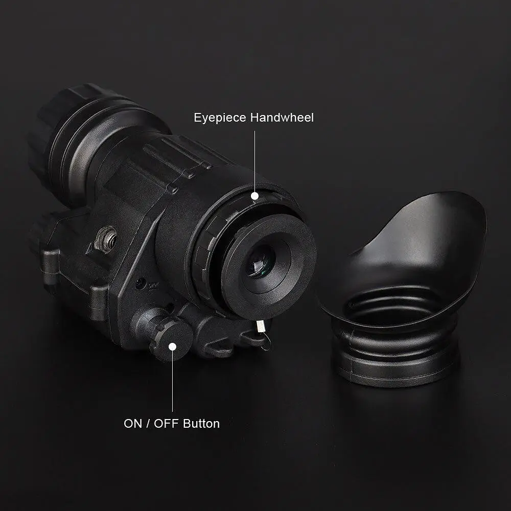 Тактический монокуляр ночного видения Night Vision PVS-14 + адаптер на шлем L4G24 + J-arm Mount + Рог дугой - фото 7