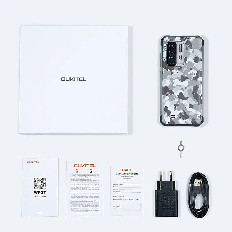 Смартфон Oulitel WP27 68"FHD+ /12 ГБ+256 ГБ/ G99 /8500 мАч /64+16 Мп/ IP69K /NFC CAMO - фото 6